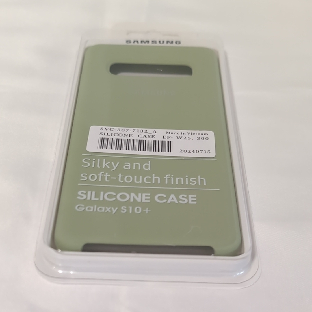 Samsung Galaxy S10+ Soft Silicone Case - Olive